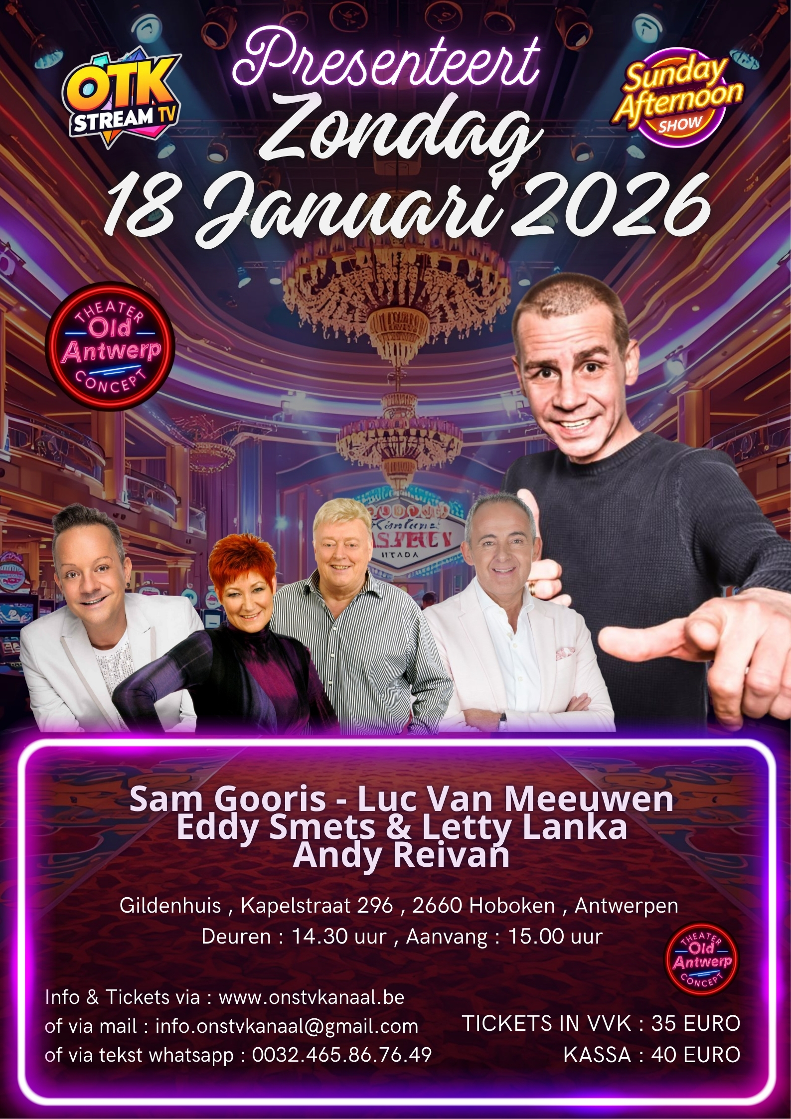 OTK SUNDAY AFTERNOONSHOW 18 JANUARI 2026